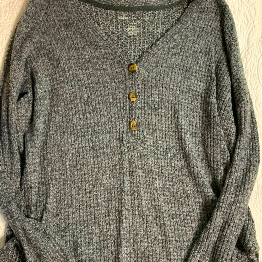 Charcoal grey long sleeve shirt
